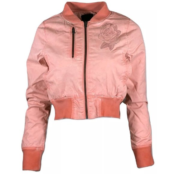 AFFLICTION Women's EMBROIDERY JACKET LACE UP BOBMB - Picture 4 of 12